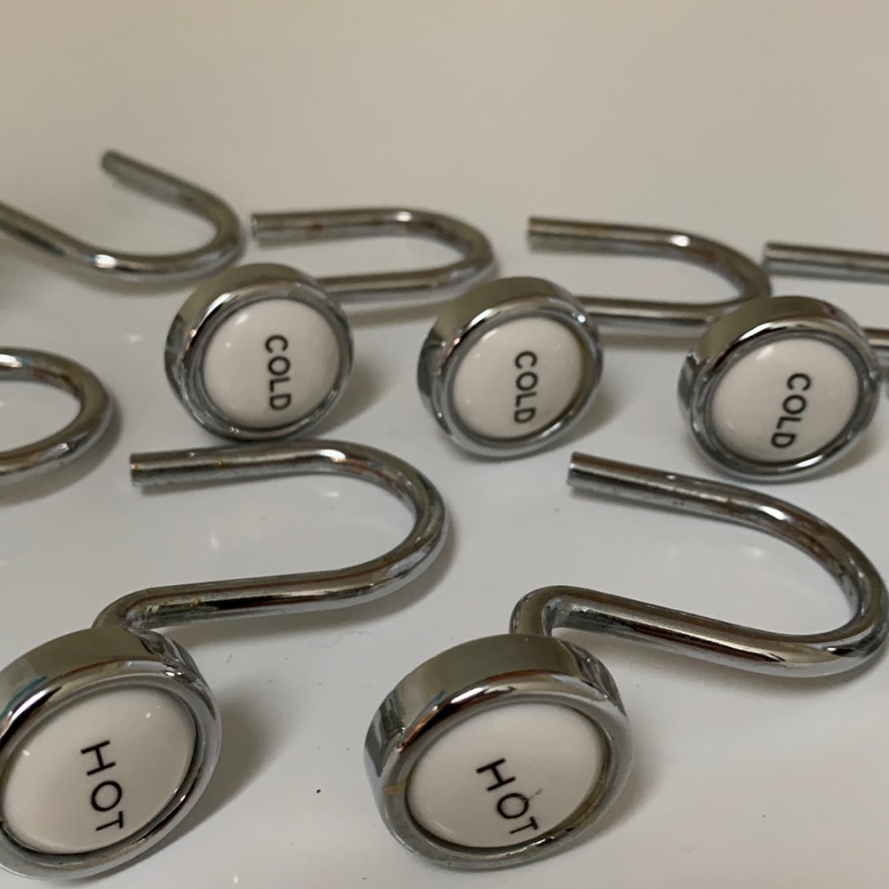 Shower curtain hooks 11 of them